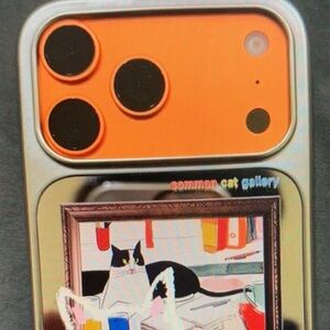 Case-Mate Cat Art Phone Case - Orange and Black